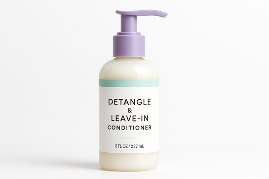 a bottle of detangle and leave in conditioner beauty product