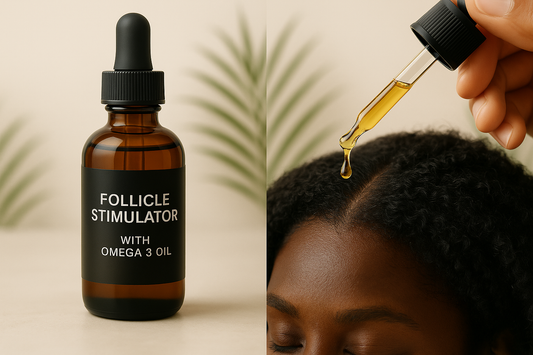 edit the photo to show a black woman's hair instead